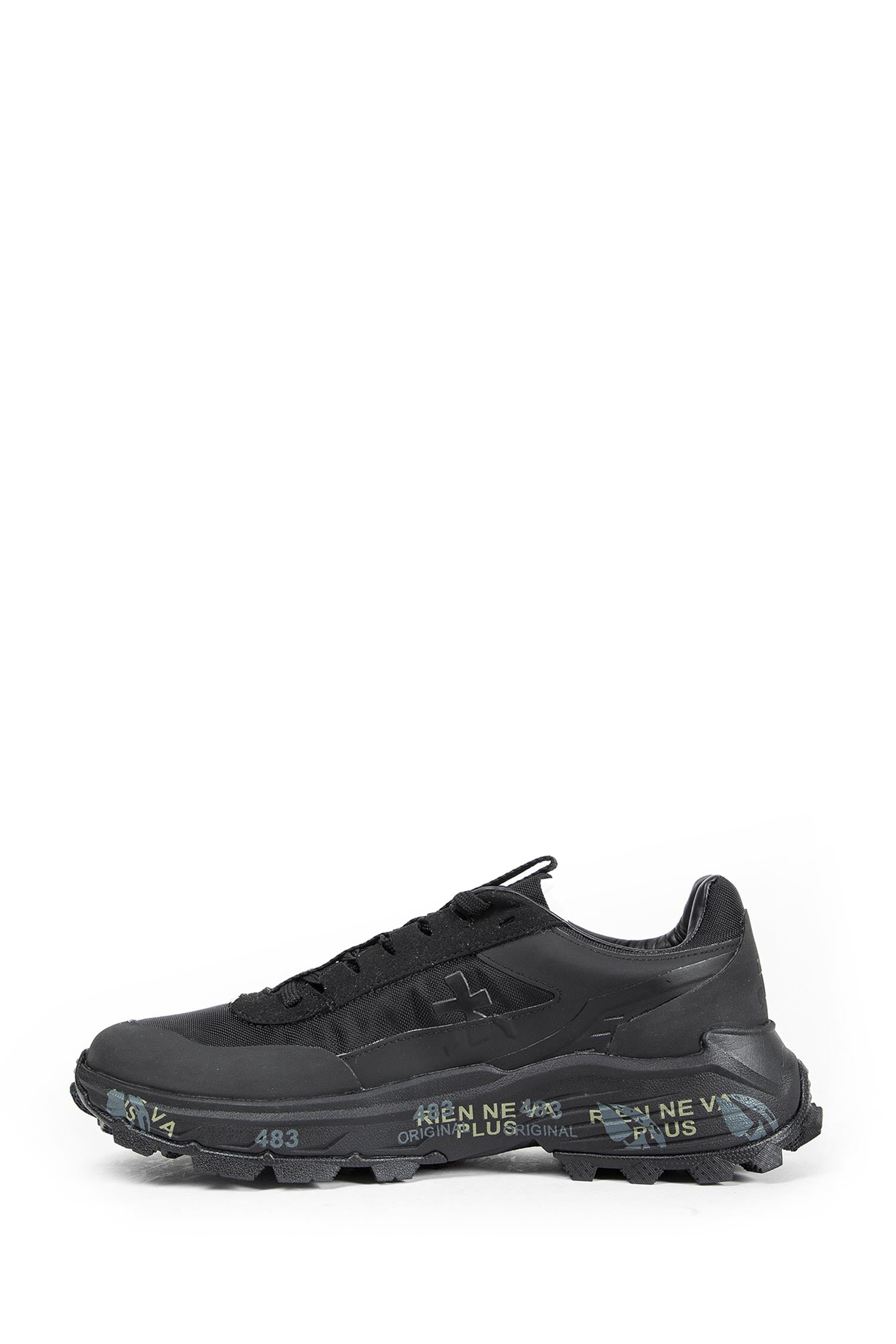 PREMIATA MAN BLACK SNEAKERS