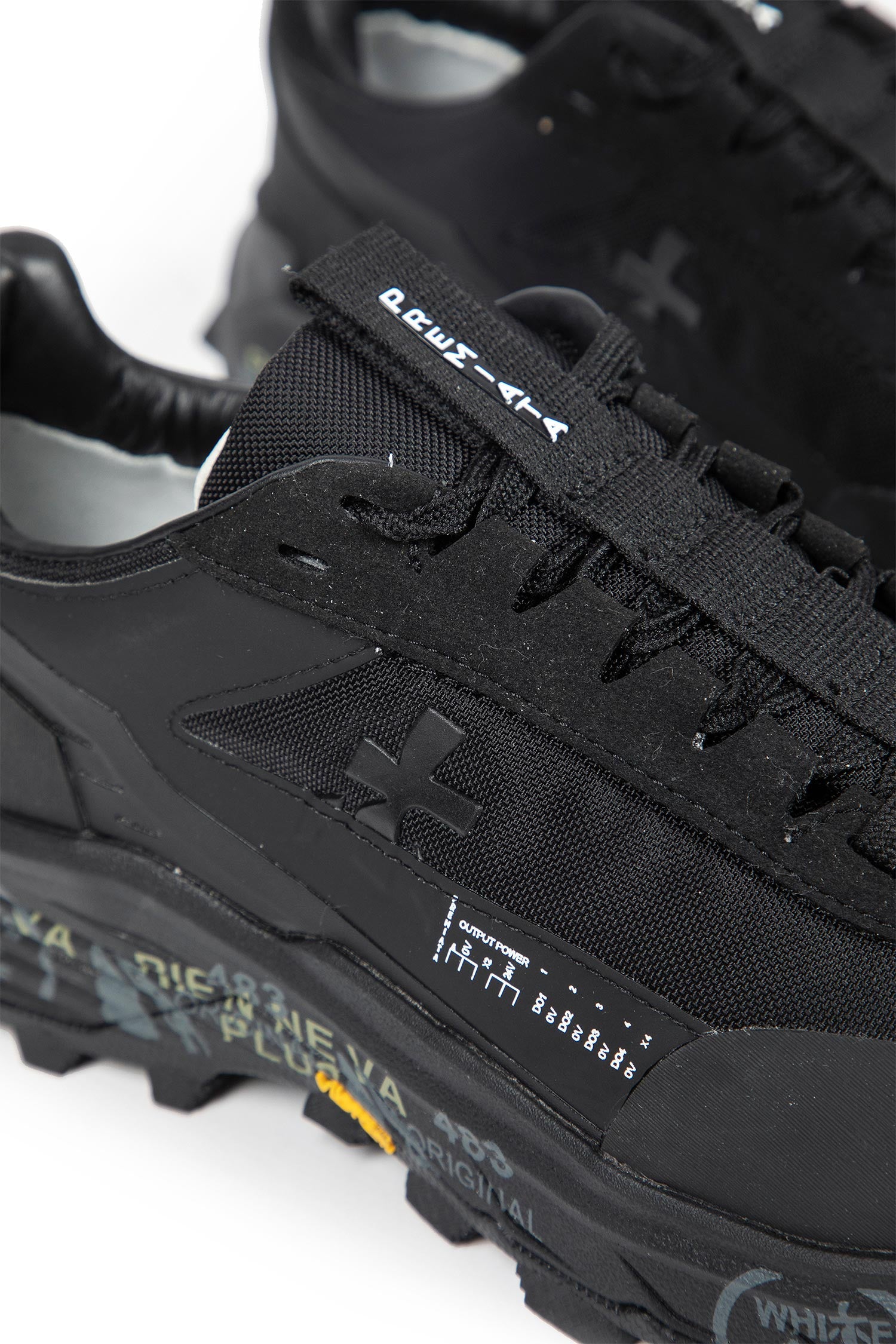 PREMIATA MAN BLACK SNEAKERS