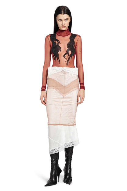 Embroidered Hair Bodysuit