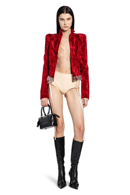 Embroidered Hair Bodysuit