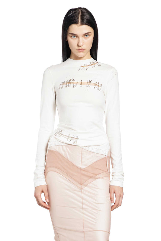 Safety Pin Long Sleeve T-Shirt