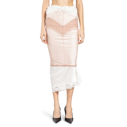 Stocking Skirt with Trapped Slip dress