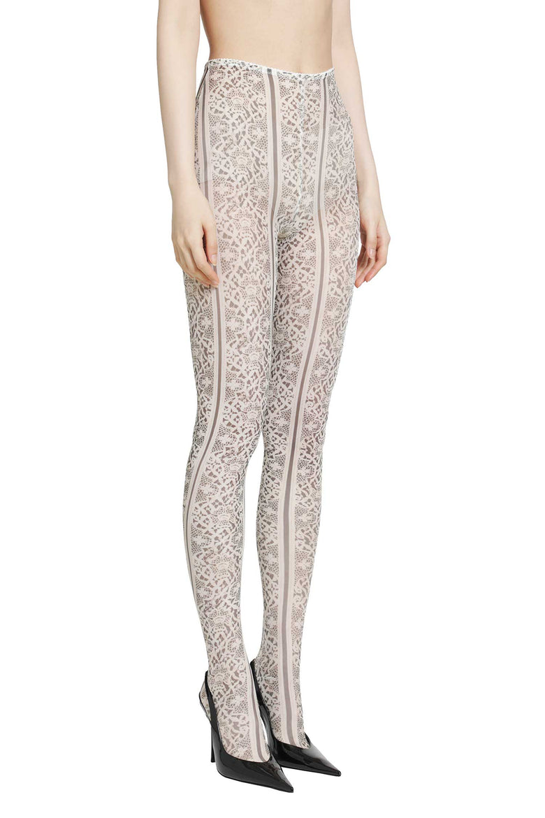 
              DILARA FINDIKOGLU Past Edges Lace-effect Mesh Tights woman
            