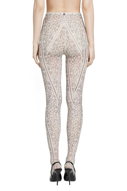Past Edges Lace-effect Mesh Tights