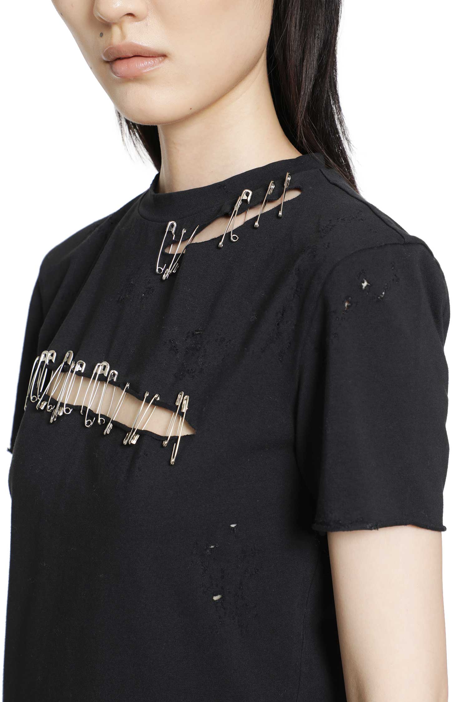 Black Safety Pin T-Shirt