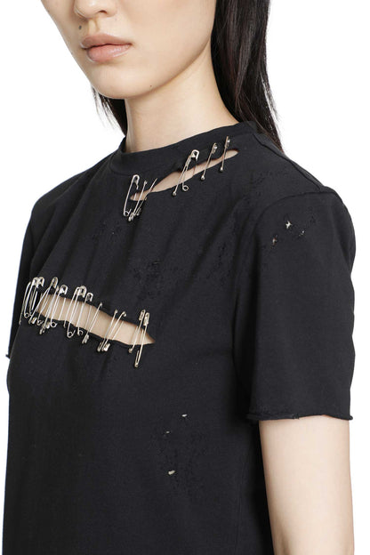 Black Safety Pin T-Shirt