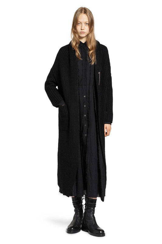 FORME D'EXPRESSION WOMAN BLACK KNITWEAR