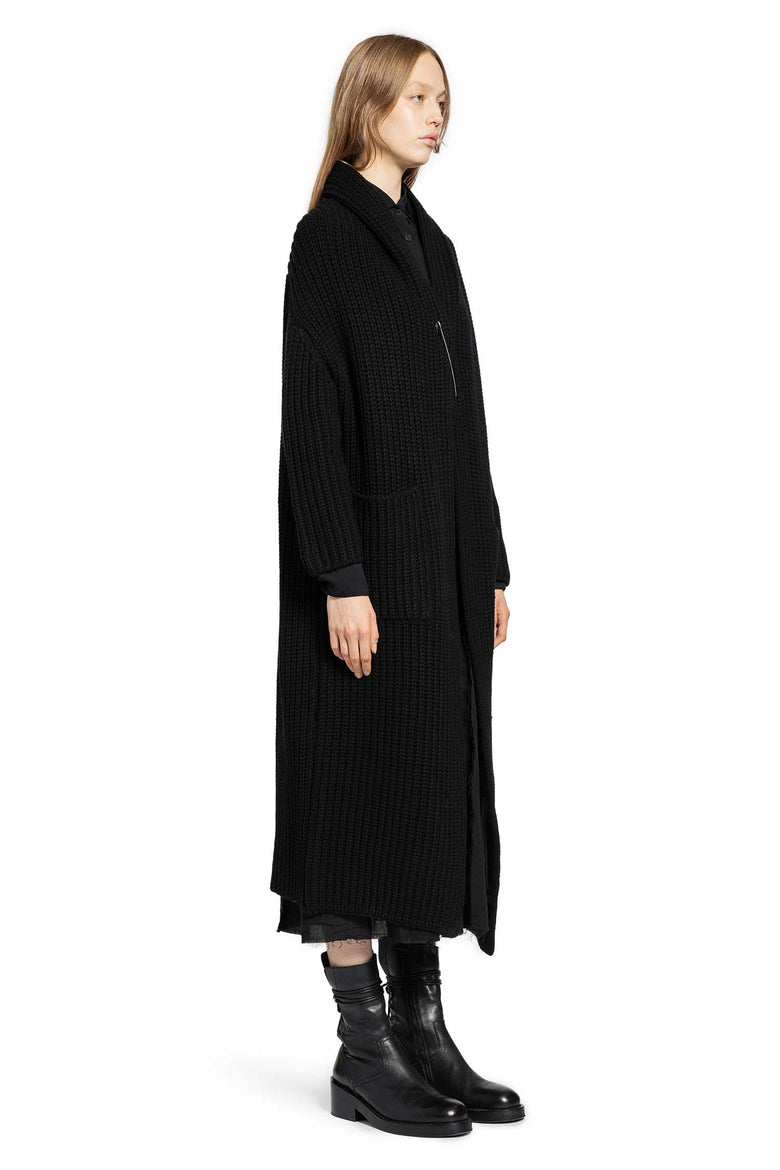 FORME D'EXPRESSION WOMAN BLACK KNITWEAR