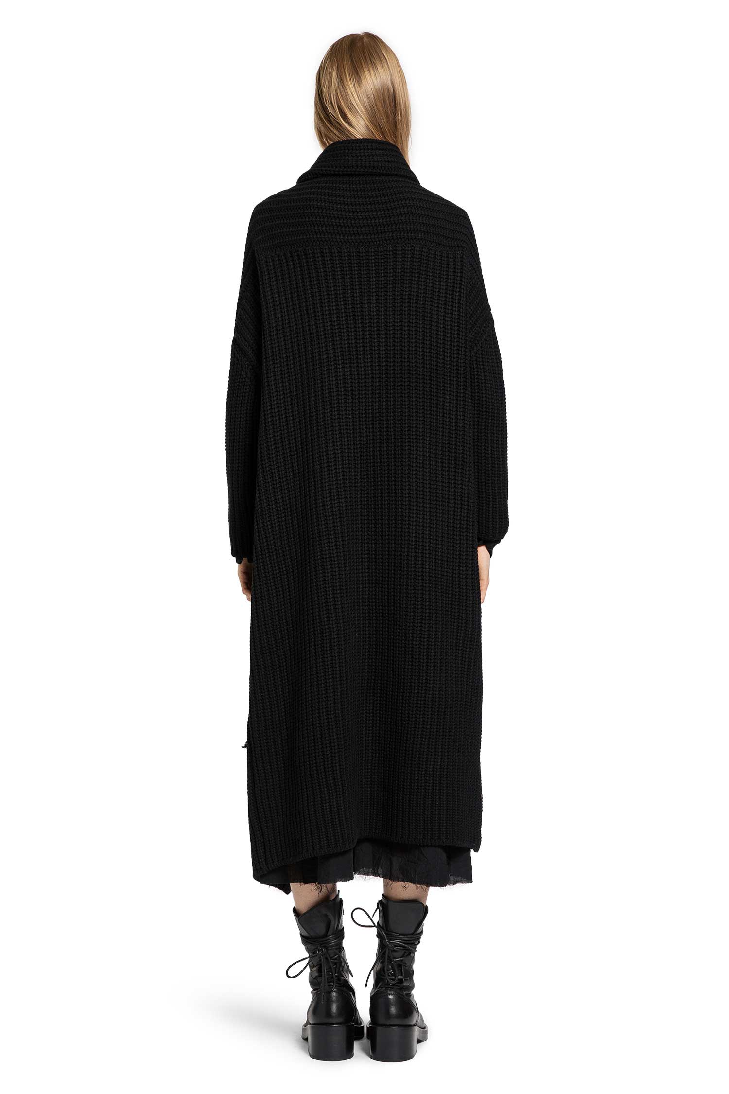 FORME D'EXPRESSION WOMAN BLACK KNITWEAR