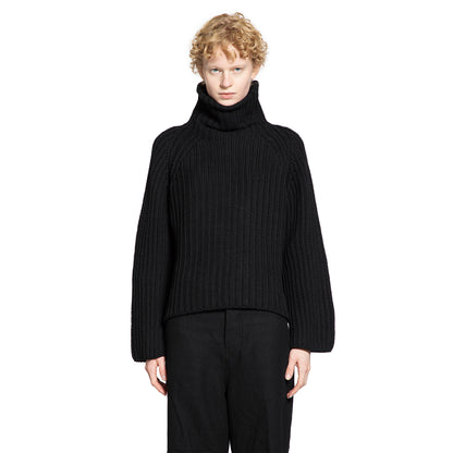 FORME D'EXPRESSION WOMAN BLACK KNITWEAR