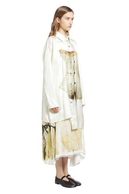Unbalanced Silk Shirt