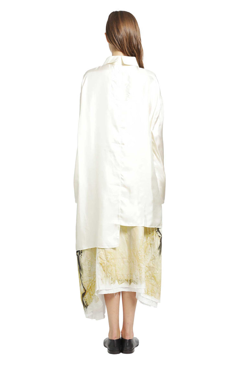 IA LONDON Unbalanced Silk Shirt woman