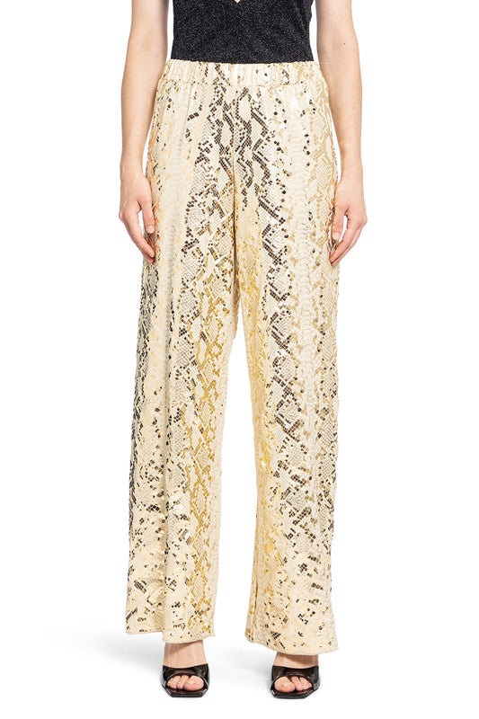 OSEREE WOMAN GOLD TROUSERS