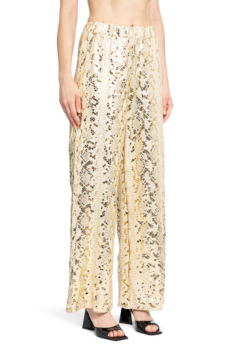 OSEREE WOMAN GOLD TROUSERS