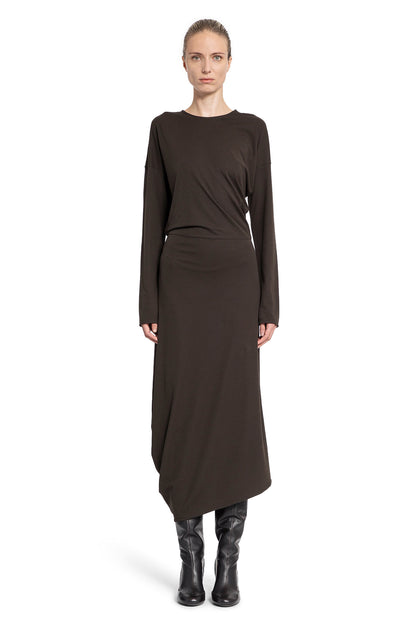 LEMAIRE WOMAN BROWN DRESSES