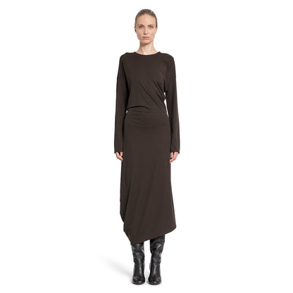 LEMAIRE WOMAN BROWN DRESSES