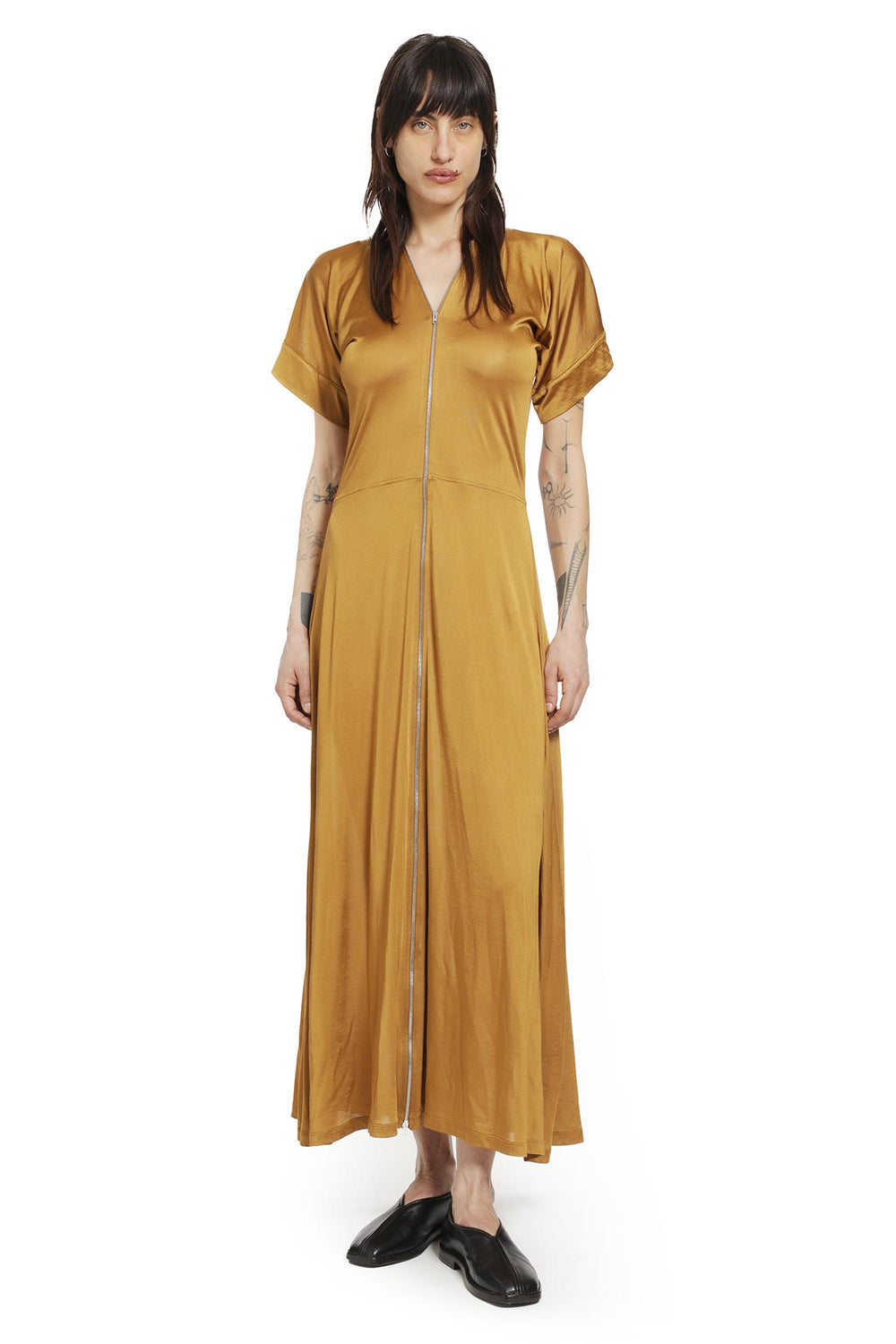 LEMAIRE Jersey Zip Midi Dress woman