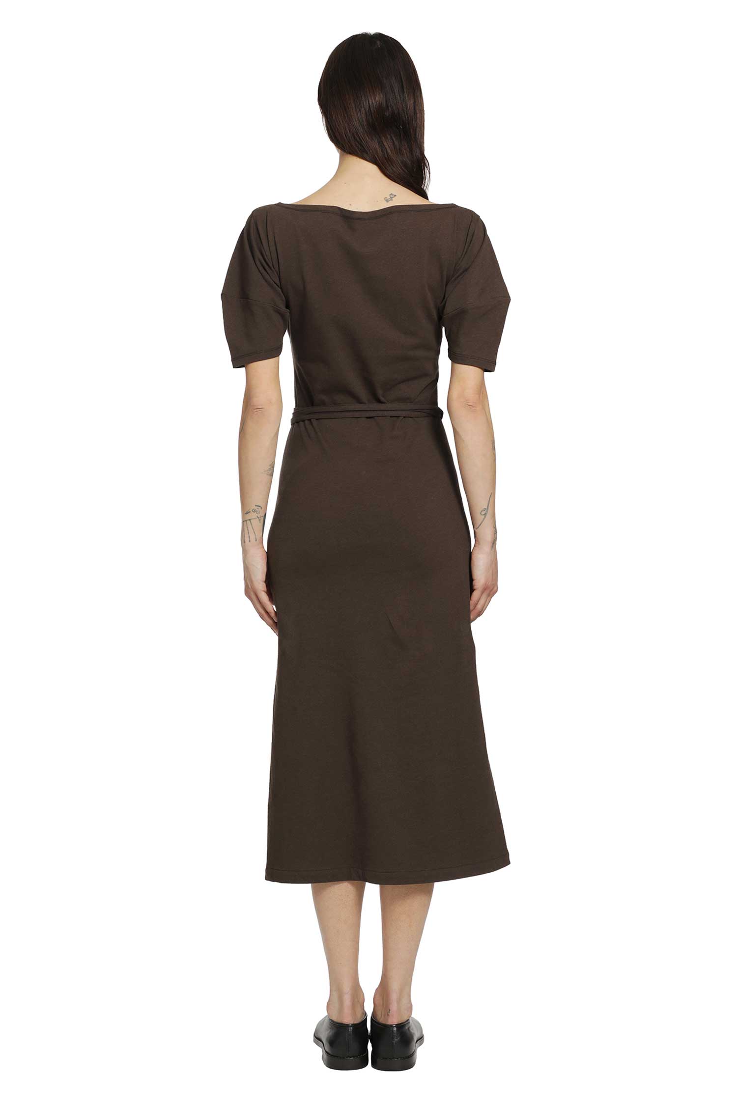 LEMAIRE Off Shoulder Midi Dress woman