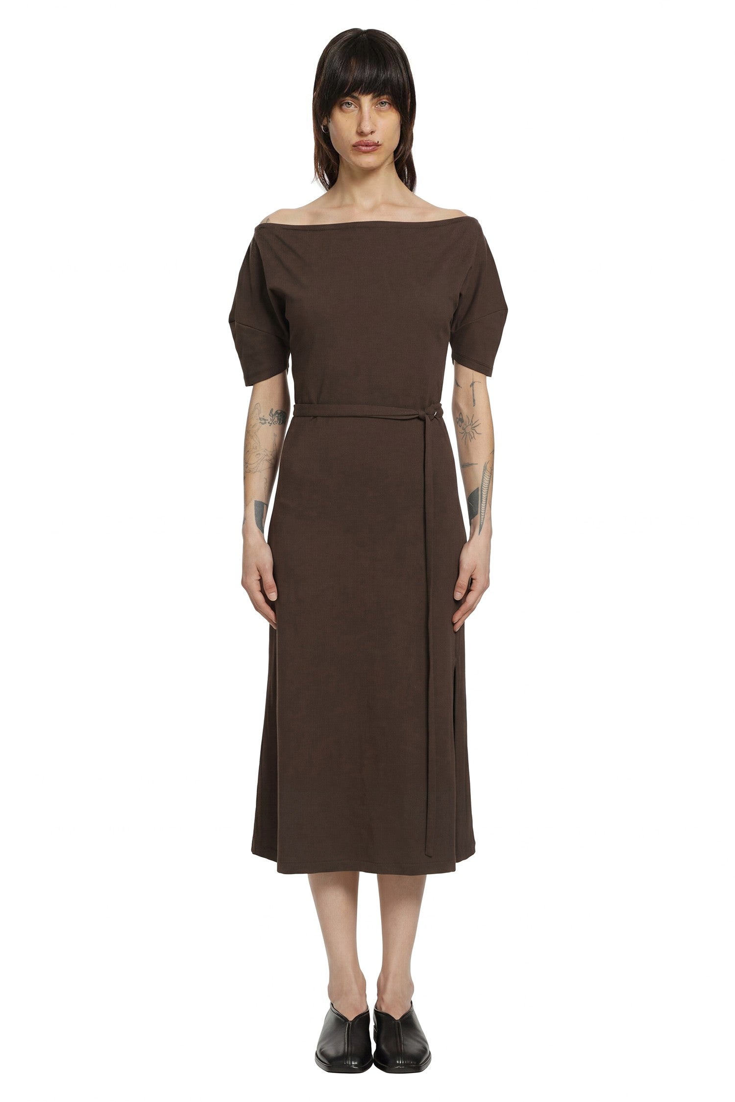 Off Shoulder Midi Dress