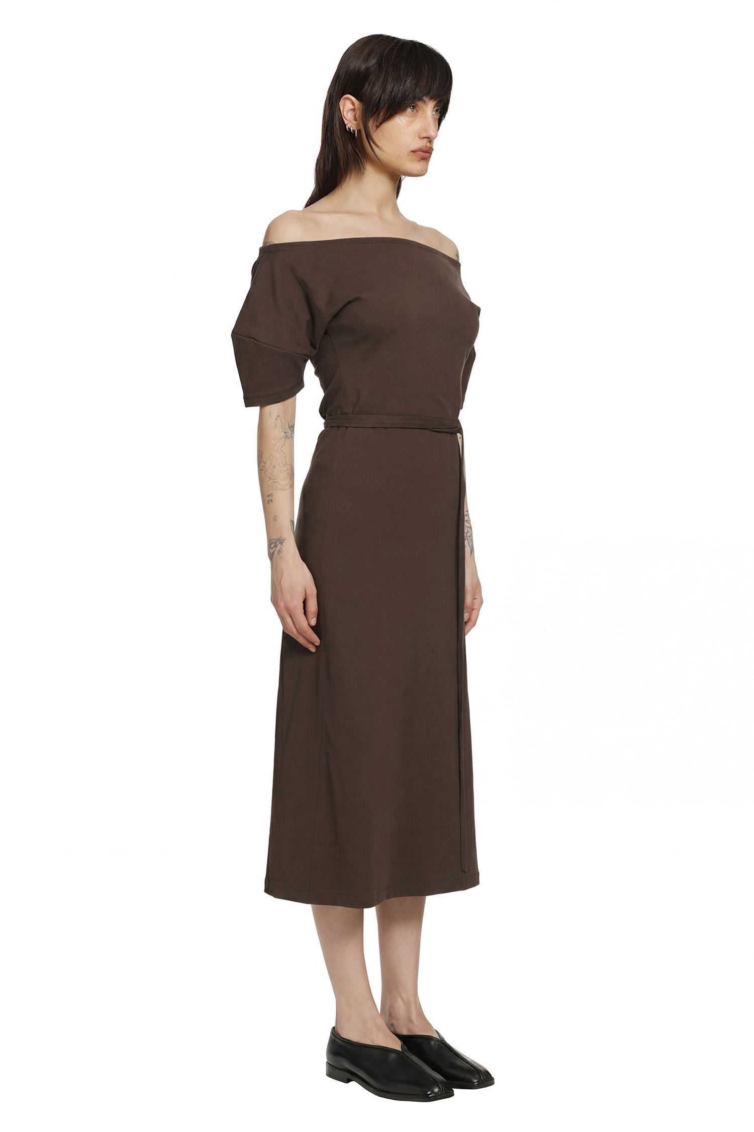 Off Shoulder Midi Dress