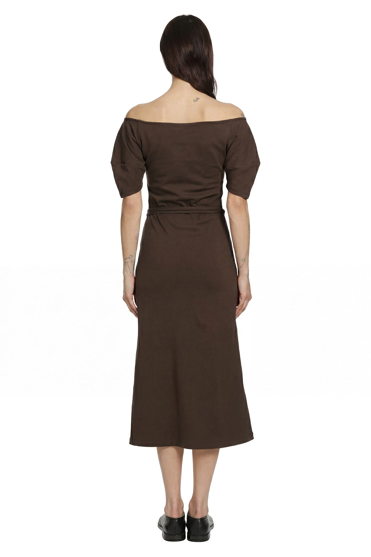 Off Shoulder Midi Dress