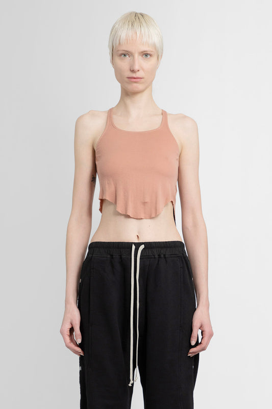 RICK OWENS DRKSHDW WOMAN PINK T-SHIRTS & TANK TOPS