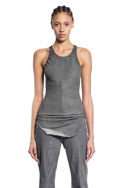 Antonioli RICK OWENS DRKSHDW WOMAN GREY T-SHIRTS & TANK TOPS