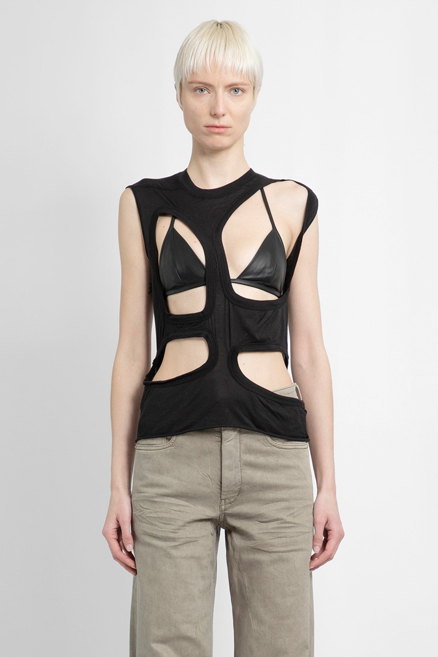 RICK OWENS WOMAN BLACK TOPS