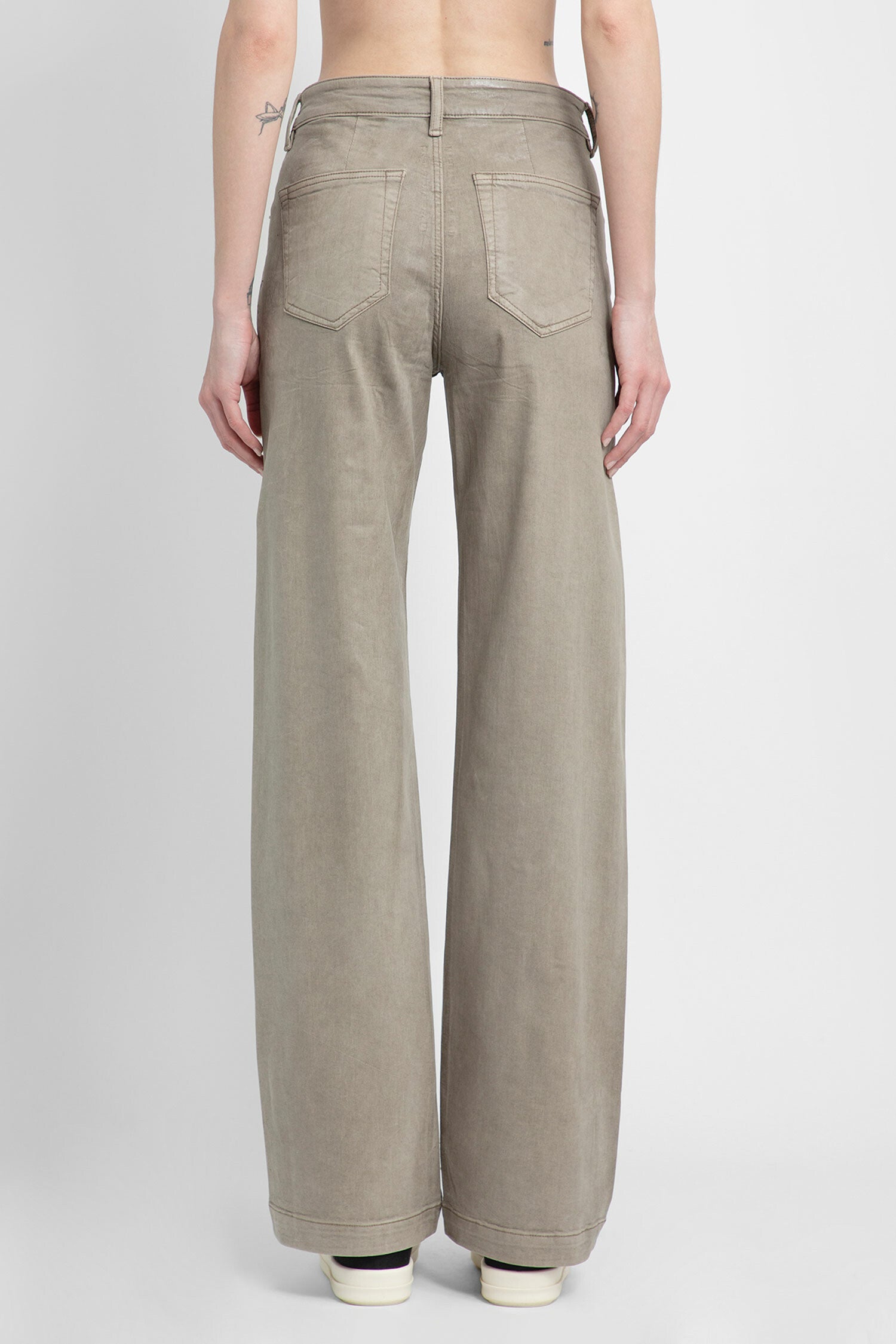 RICK OWENS DRKSHDW WOMAN GREY JEANS