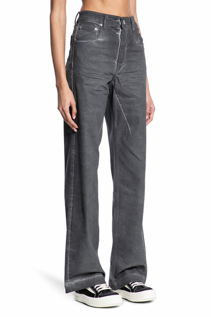 RICK OWENS WOMAN GREY JEANS