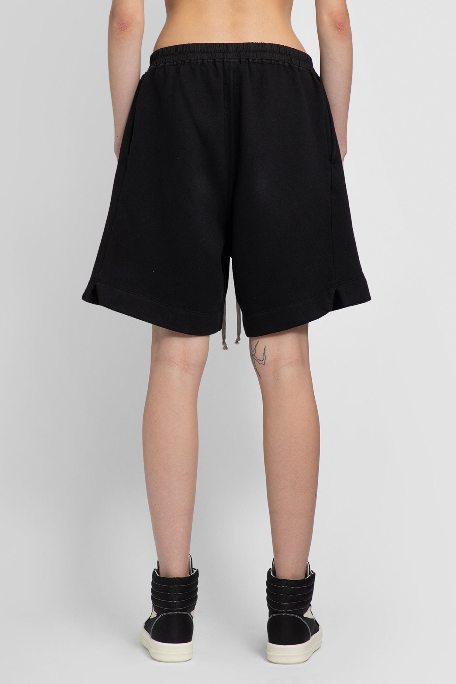 RICK OWENS DRKSHDW WOMAN BLACK SHORTS