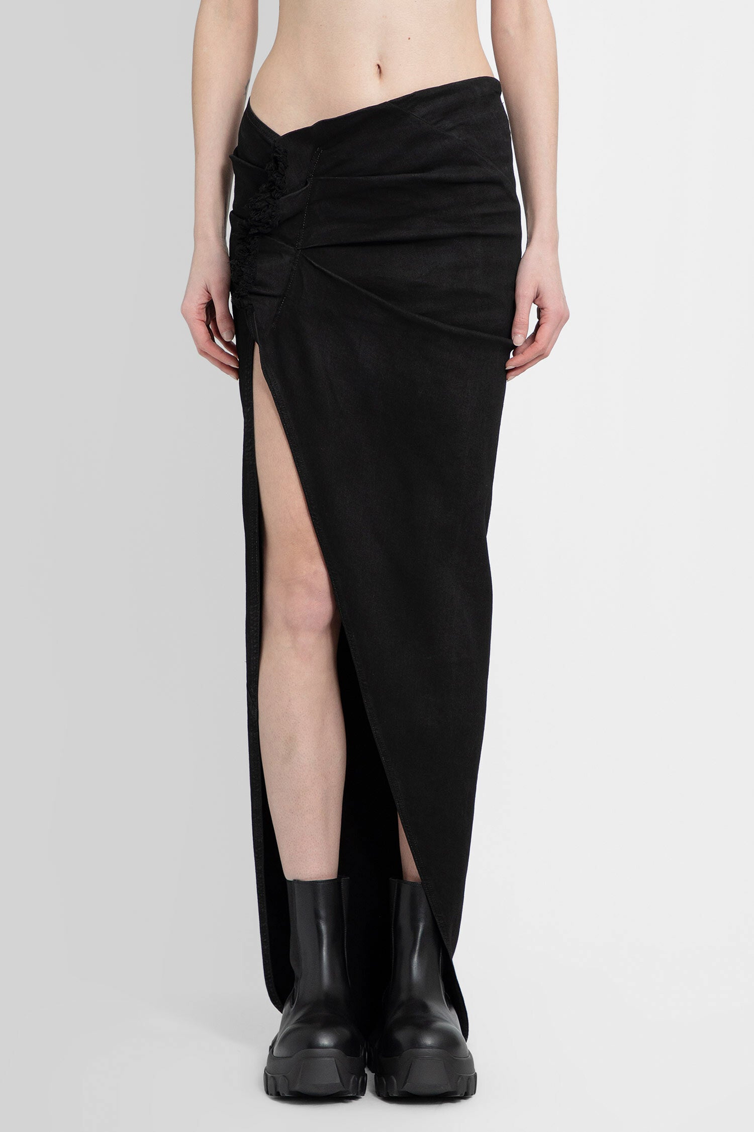 RICK OWENS DRKSHDW WOMAN BLACK SKIRTS