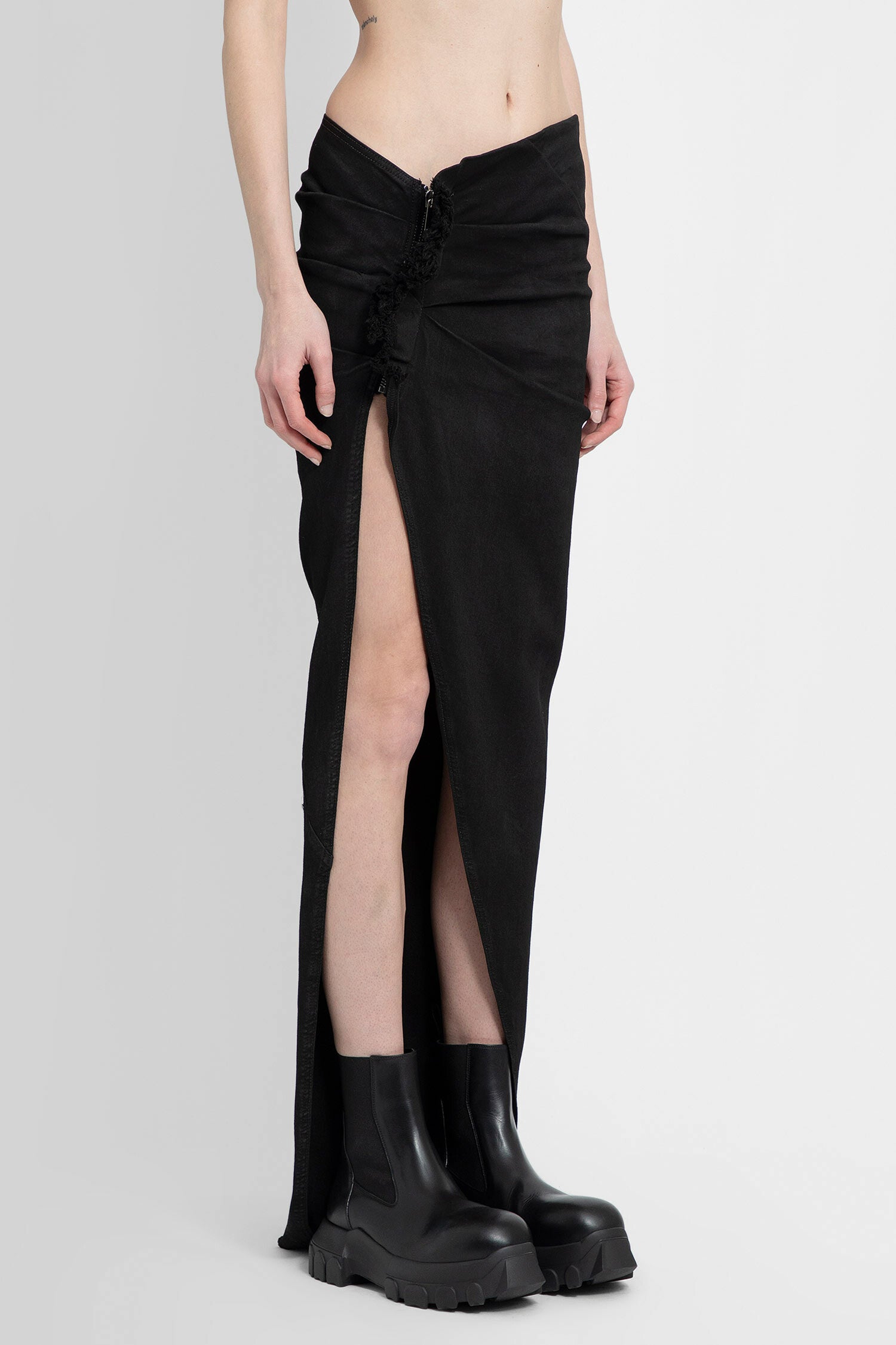 RICK OWENS WOMAN BLACK SKIRTS