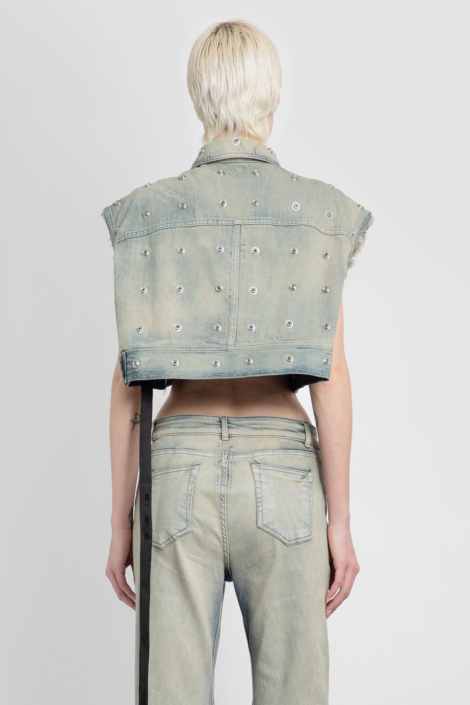 RICK OWENS WOMAN BLUE WAISTCOATS