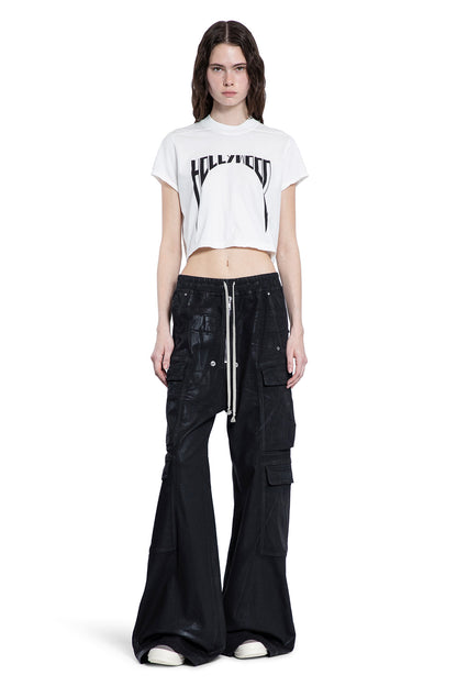 RICK OWENS DRKSHDW WOMAN BLACK T-SHIRTS & TANK TOPS