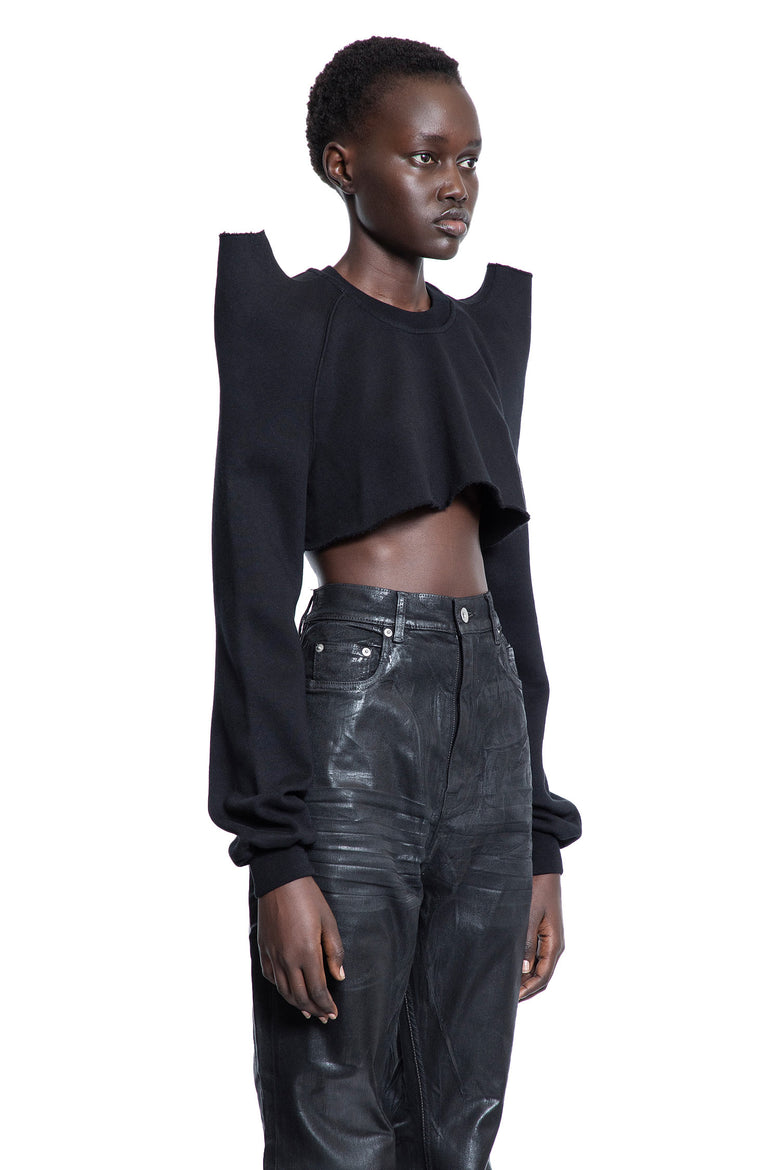 RICK OWENS DRKSHDW WOMAN BLACK TOPS