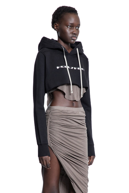 RICK OWENS DRKSHDW WOMAN BLACK SWEATSHIRTS