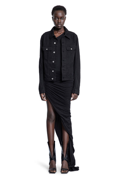 RICK OWENS DRKSHDW WOMAN BLACK SKIRTS