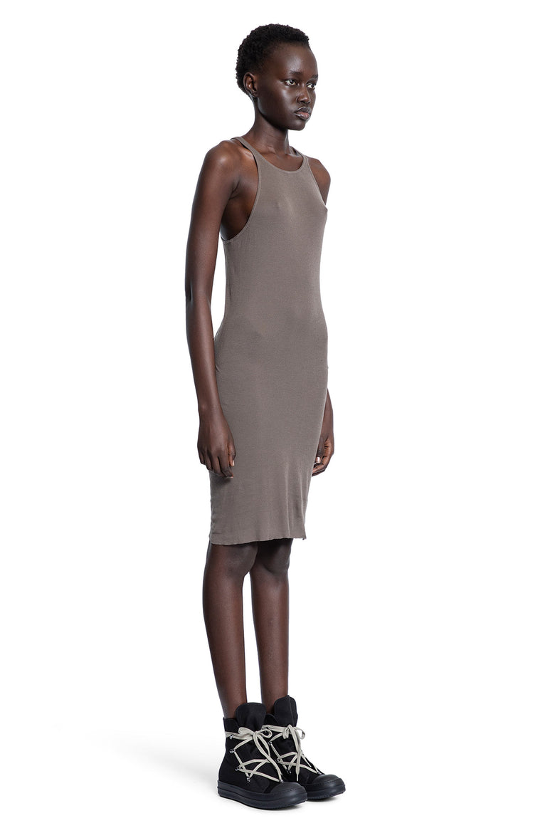 RICK OWENS DRKSHDW WOMAN GREY DRESSES