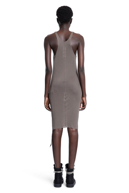 RICK OWENS DRKSHDW WOMAN GREY DRESSES