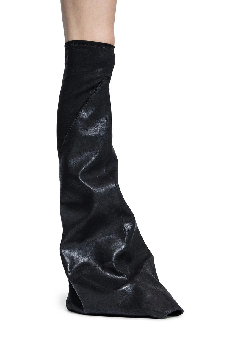 Hollywood Fetish in Overdyed Foil Stretch Denim - Antonioli.eu