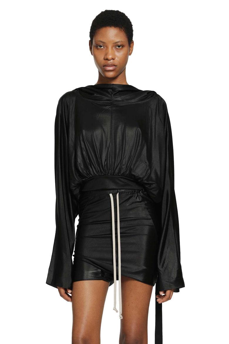 
              RICK OWENS DRKSHDW Cropped Hooded Top woman
            
