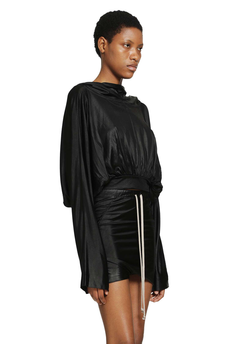 
              RICK OWENS DRKSHDW Cropped Hooded Top woman
            