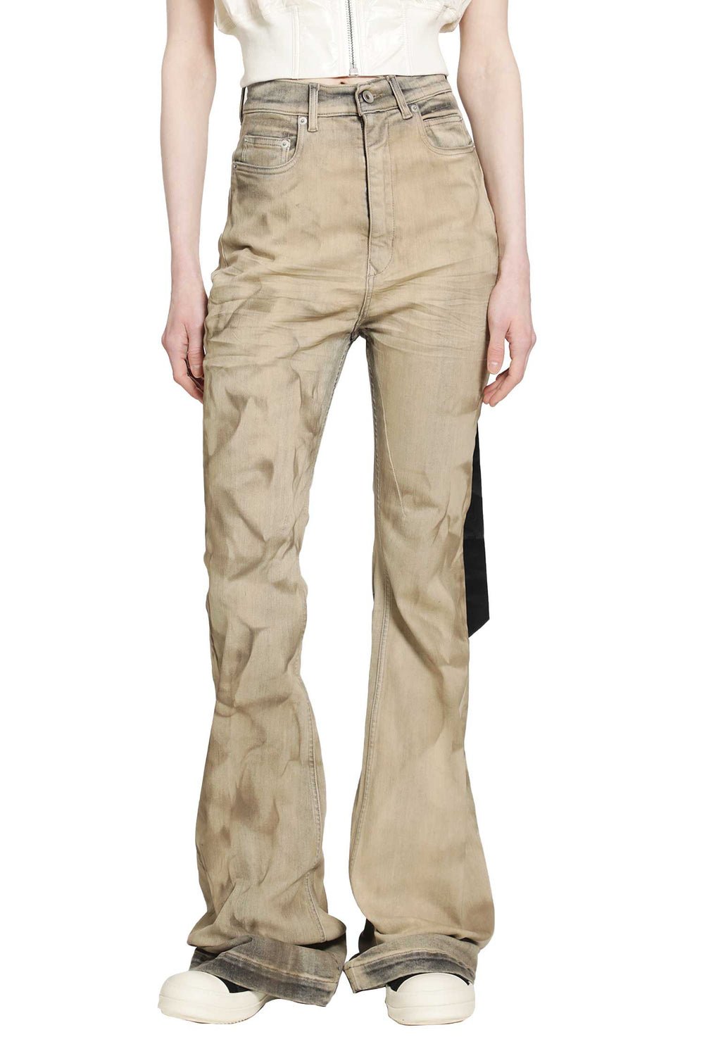 RICK OWENS DRKSHDW Temple Bolan Bootcut Jeans woman