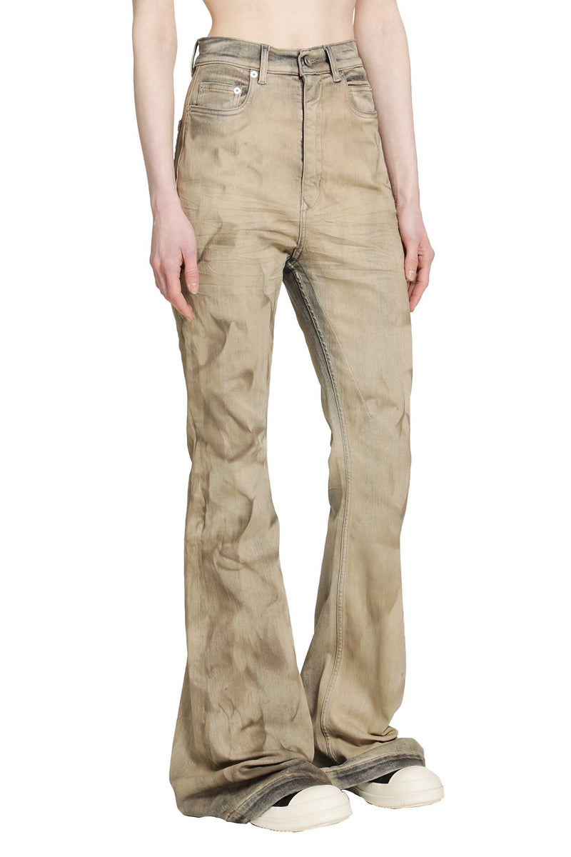 RICK OWENS DRKSHDW Temple Bolan Bootcut Jeans woman