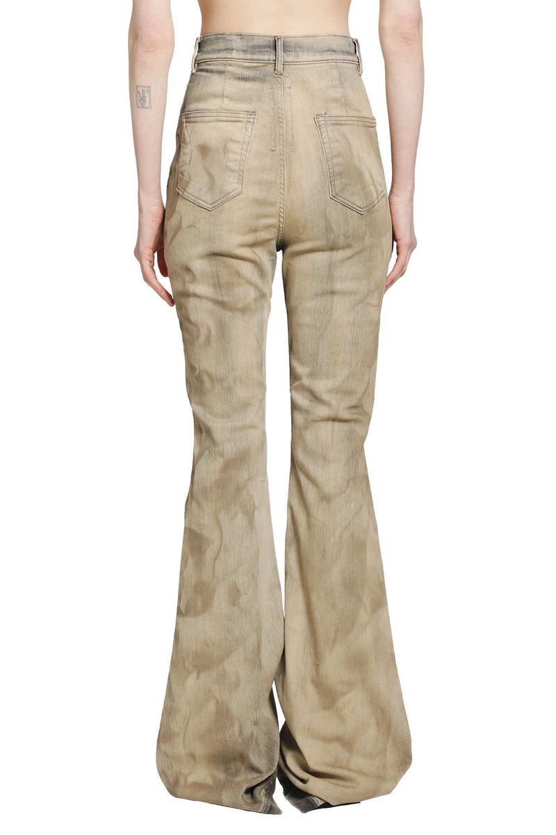 RICK OWENS DRKSHDW Temple Bolan Bootcut Jeans woman