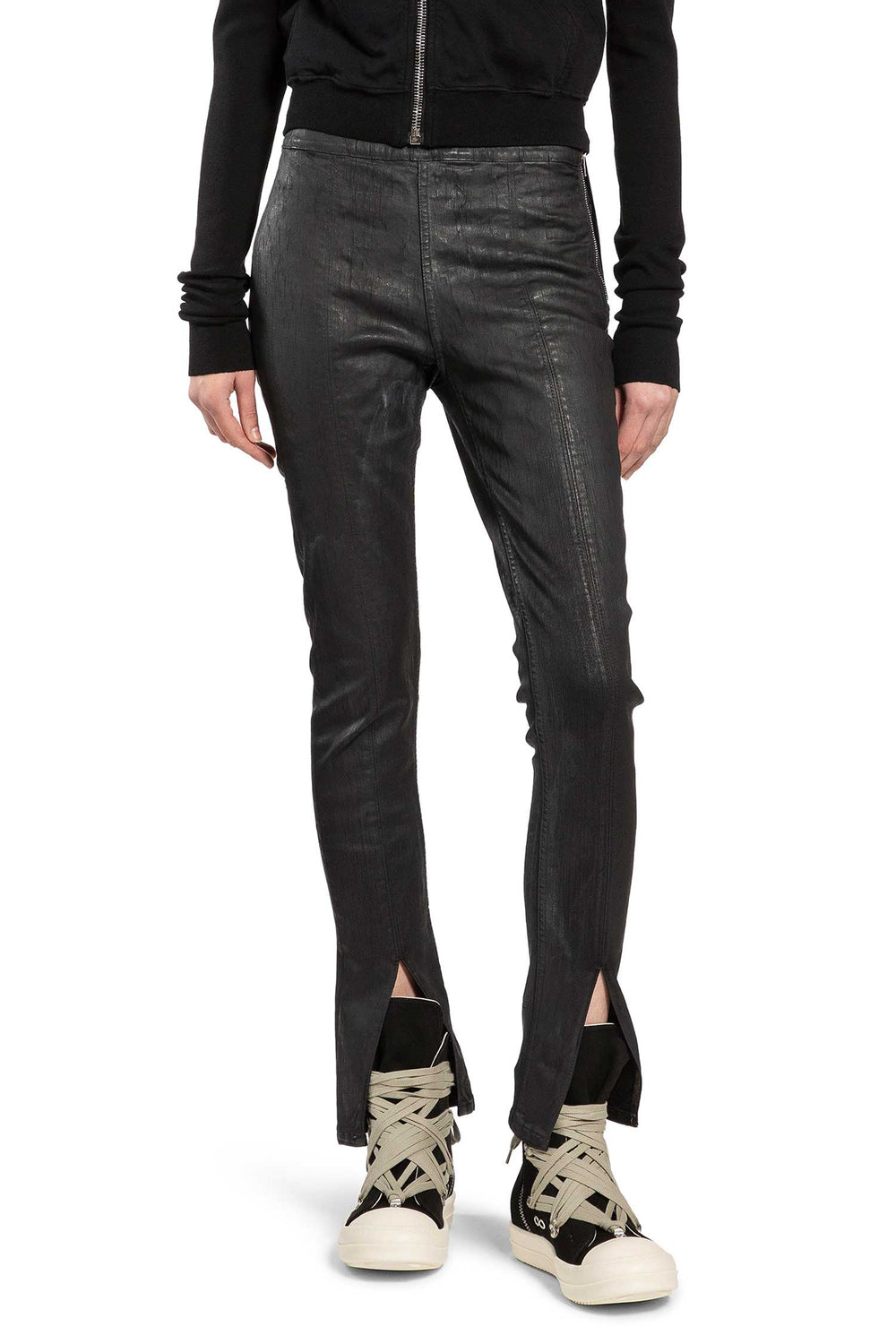 RICK OWENS DRKSHDW Temple Slit Front Leggings woman
