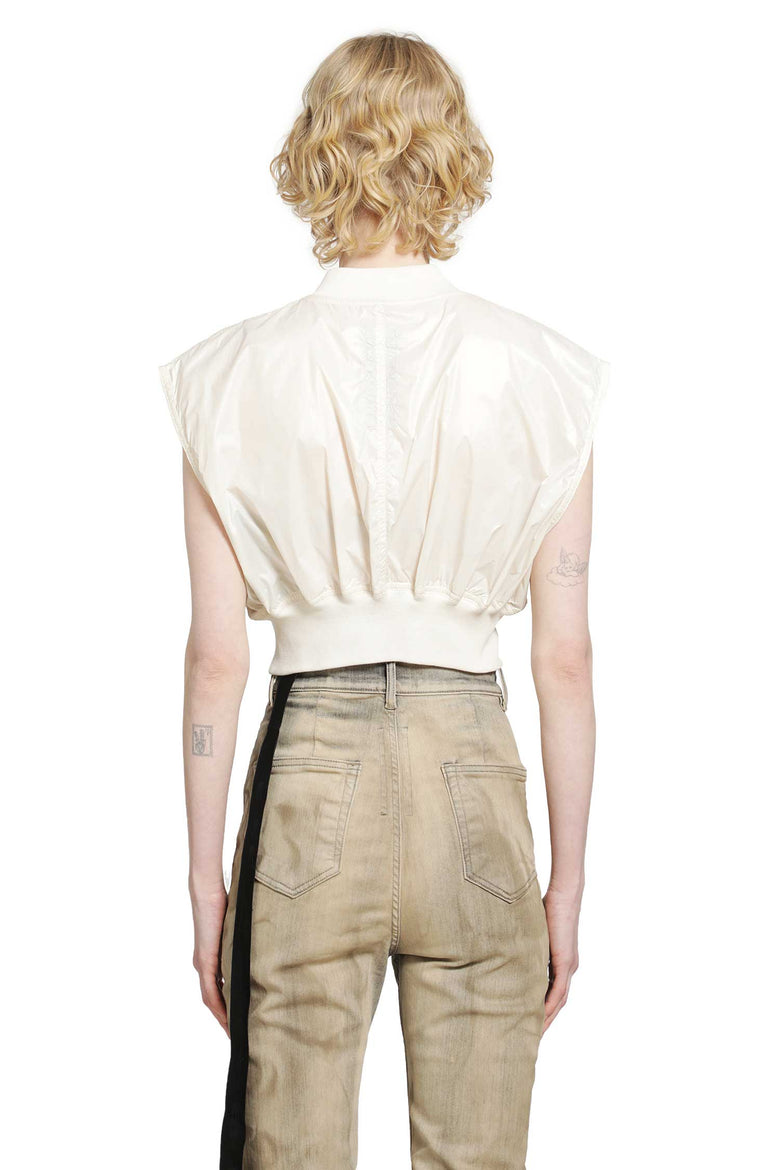 RICK OWENS DRKSHDW Temple Taitlin Bomber in Shiny Nylon woman