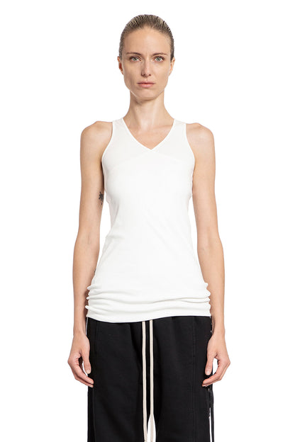 Antonioli RICK OWENS DRKSHDW WOMAN WHITE T-SHIRTS & TANK TOPS