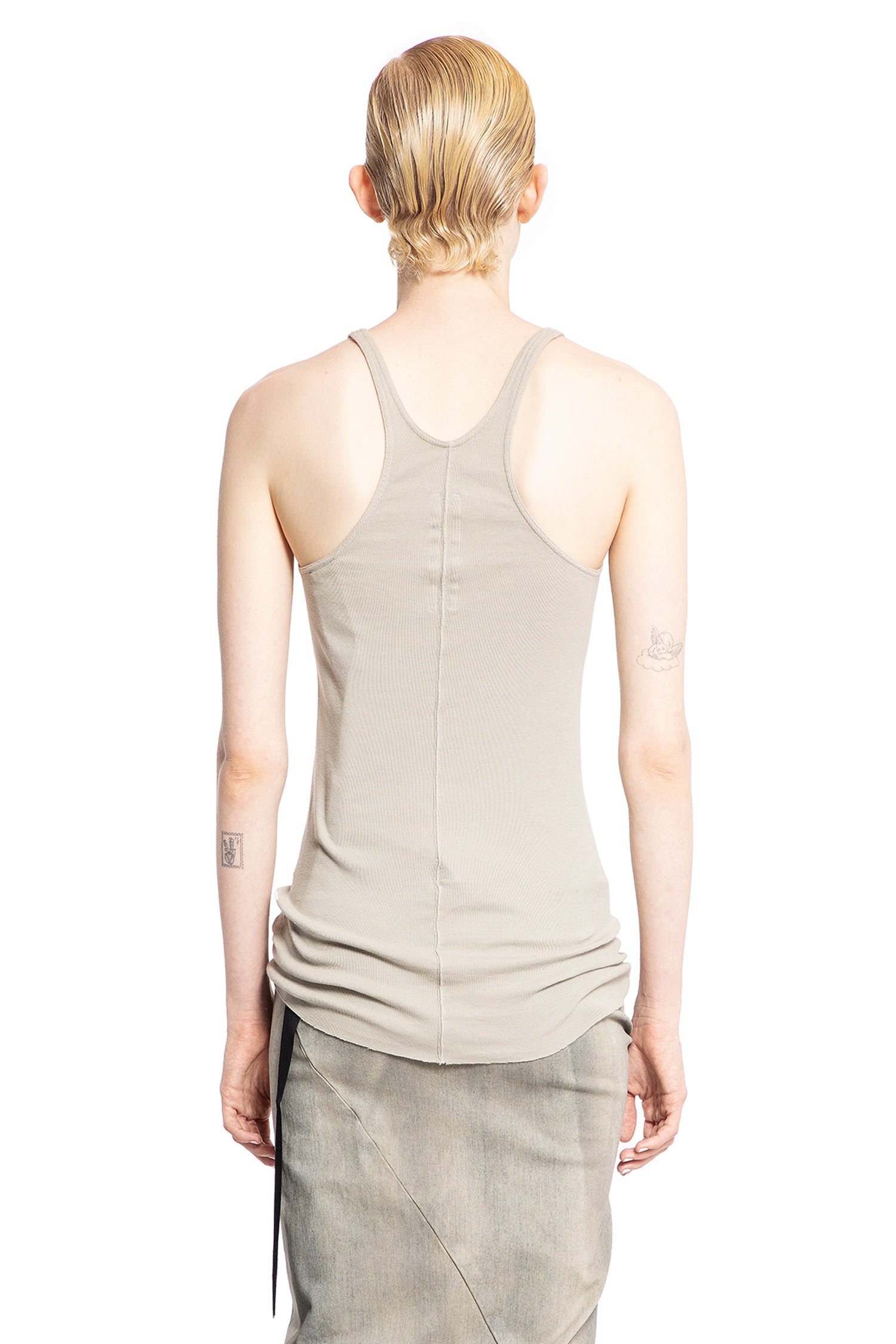 RICK OWENS DRKSHDW WOMAN GREY TOPS